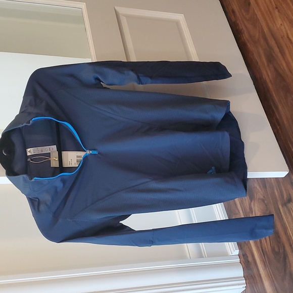 SO Online BNWT Adidas HEAT.RDY MOCK POLO SHIRT Size XS - Picture 2 of 8